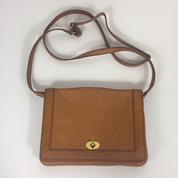 J. Crew Handbags - J. Crew Tan Leather Crossbody Purse